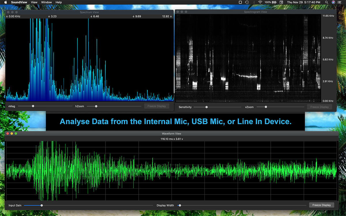 Spectrum Analyzer macOS