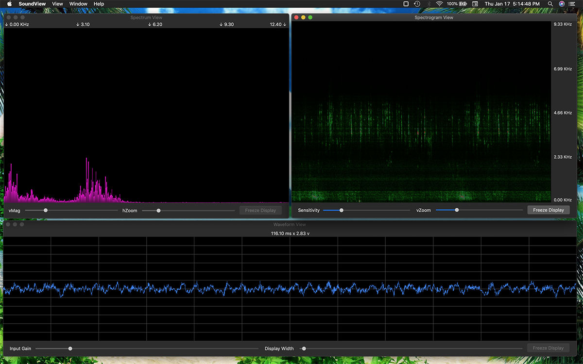 Spectrum Analyzer macOS