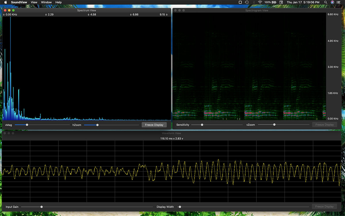 Spectrum Analyzer macOS