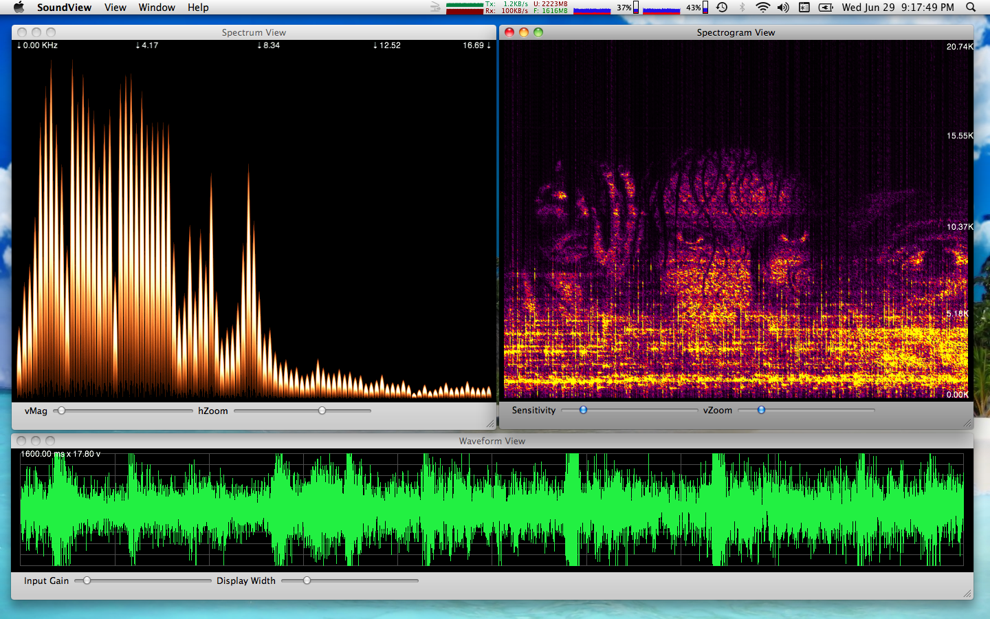 Stripes Spectrogram