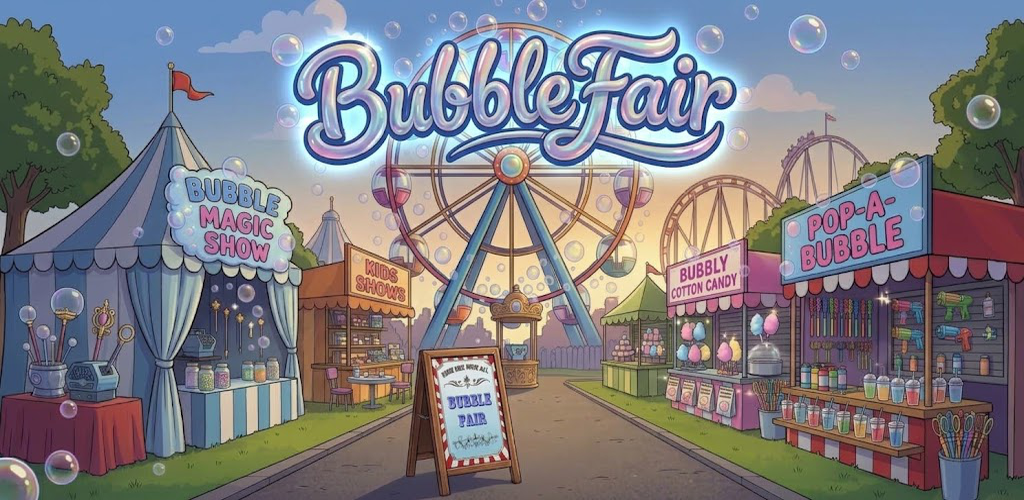 Bubble Fair Promotional Banner