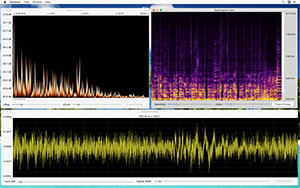 mac audio player with waveform