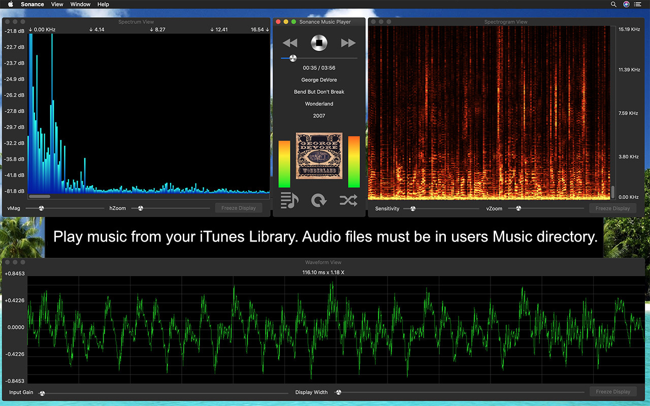 Spectrum Analyser macOS