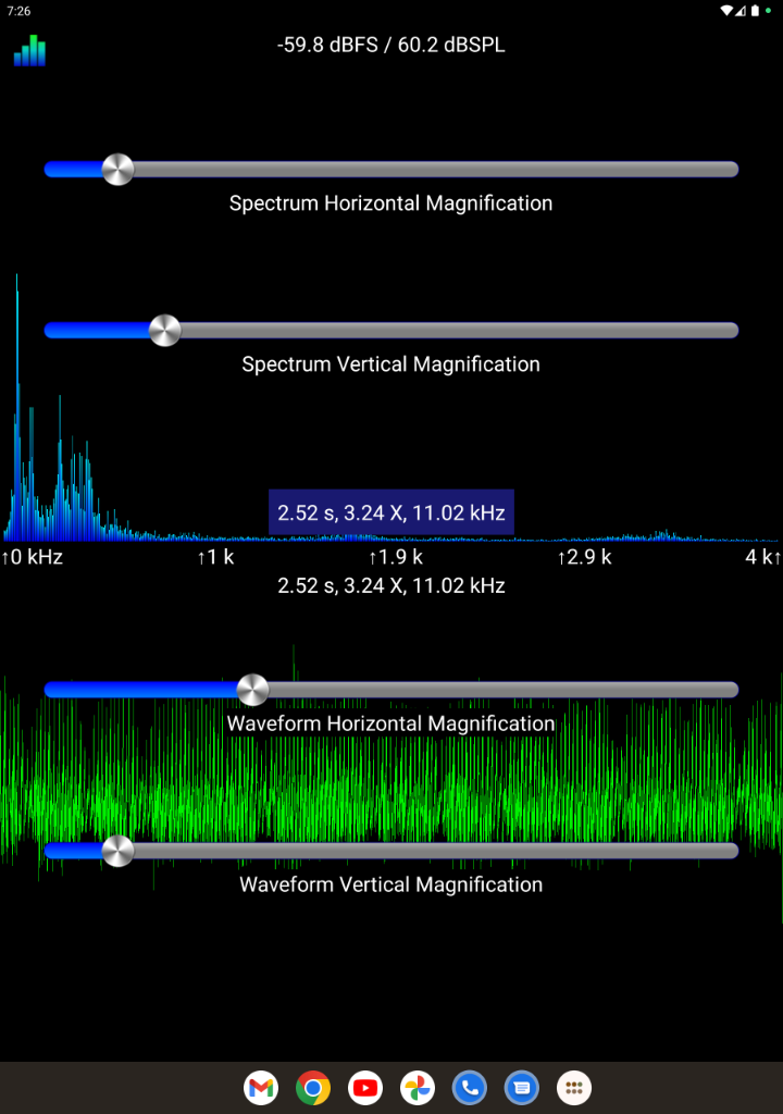 Audio Spectrum Analyzer Android