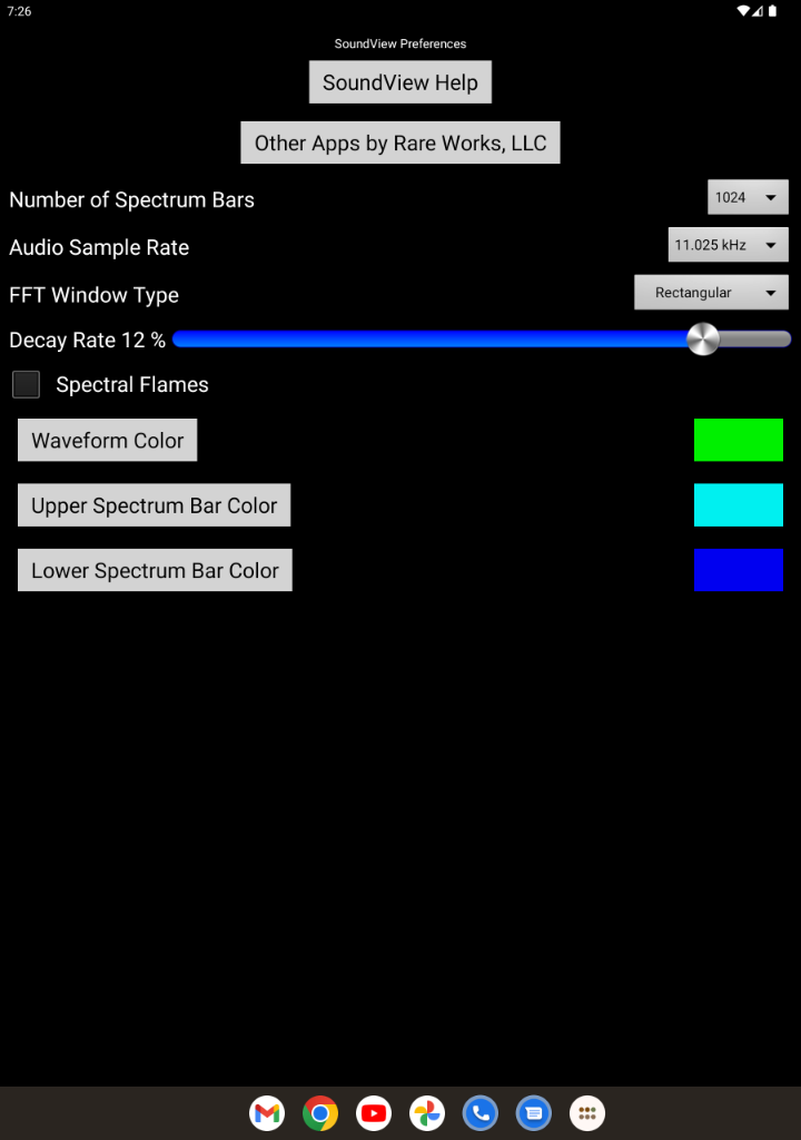 Audio Spectrum Analyzer Android