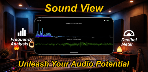 Realtime Audio Frequency Spectrum Display App for Android